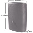 Garantia TERRANOVA Wandtank Graphite Grey 275 L - 1 Stk.