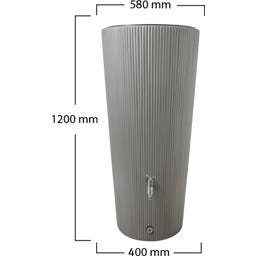 Garantia LINUS 2in1 Regenspeicher Zinkgrau 220 L - 1 Stk.