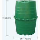 Garantia TOP-Tank Dunkelgrün 1300 L