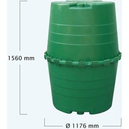 Garantia TOP-Tank Dunkelgrün 1300 L