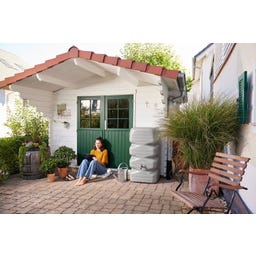 Garantia CUBUS Gartentank 1000 L - Betongrau