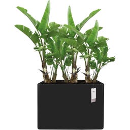 elho Växtkruka June Brick Divider 80 cm - svart