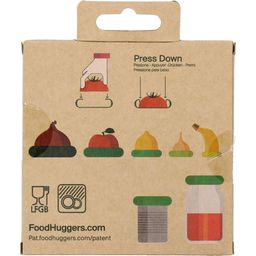 Food Huggers Szilikon ételvédő szett, zöld - 1 szett