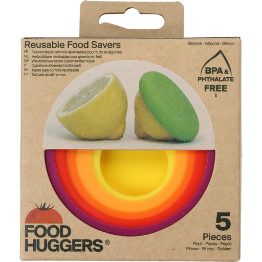 Food Huggers Silicone Lid Set in Autumn Colours - 1 Set