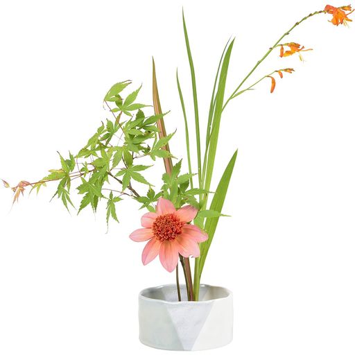 Japanisches Blumen-Arrangement Gefäß 