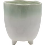 Chic Antique Blumentopf  auf Fuss "Fayence"