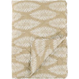 Chic Antique Quilt mit Blattmotiv - 1 Stk.