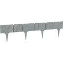Prosperplast Beeteinfassung in Steinoptik, Beton - 1 Set