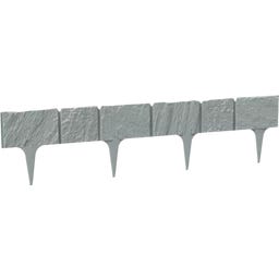 Prosperplast Beeteinfassung in Steinoptik, Beton - 1 Set