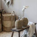 Chic Antique Flasche mit geflochtenem Boden