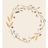 Serviettes en Papier &laquo; Couronne d&rsquo;Automne &raquo;