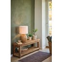 Ib Laursen Topf mit Untersetzer beige
