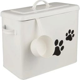Box mit Deckel für Hundefutter inkl. Messbecher