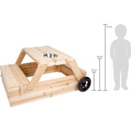 Legler Sandbox with Seating Area and Mud Table - 1 item