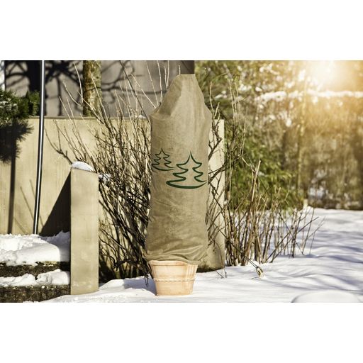 Winter-Deko-Vlieshaube Protect 0,6 x 1,8 m - Baum
