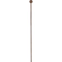 Decorative Plant Support - Ball Top - 90 cm - 1 set - rust coloured