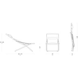 Lafuma TRANSABED - Sedia, Be Comfort® - Silver