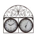 Esschert Design Tuinklok met Thermometer
