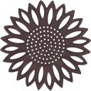 Esschert Design Baldosa de Paso - Flor