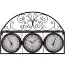 Esschert Design Weerstation met Tuinklok