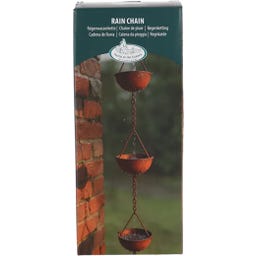 Esschert Design Regenwasserkette Schale braun