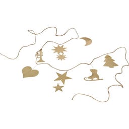 Strömshaga Weihnachtliche Girlande messing - 200 cm