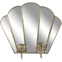 Strömshaga Spiegel mit 2 Kerzenhalter 