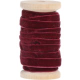Chic Antique Ruban de Velours sur Bobine en Bois