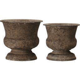 Wikholm Idun Pflanzpokal rost 2er Set - 1 Set