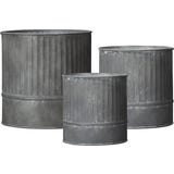 Wikholm Pots de Fleurs Amira en M&eacute;tal - Lot de 3