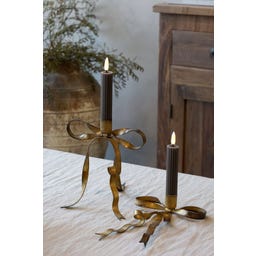 Chic Antique Kerzenständer mit Schleife - 1 Stk