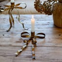 Chic Antique Kerzenständer mit Schleife - 1 Stk