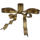Chic Antique Kerzenständer mit Schleife - 1 Stk
