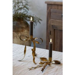 Chic Antique Kerzenständer mit Schleife hoch