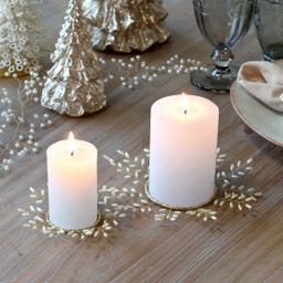 Chic Antique Kranz für Kerzen 2er Set