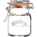 Gewürzglas, quadratisch mit Bügelverschluss 70 ml - 1 Stk