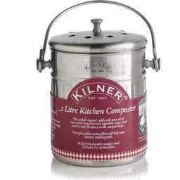 Kilner Küchenkomposter, Edelstahl, 2 Liter - 1 Stk