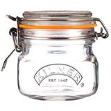 Quadratisches B&uuml;gelverschluss Glas 250 ml