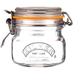 Quadratisches Bügelverschluss Glas 250 ml - 1 Stk