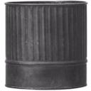 Wikholm Amira Pflanztöpfe metall 3er Set - schwarz
