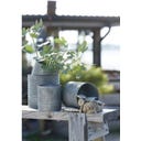 Wikholm Pots de Fleurs Amira en Métal - Lot de 3 - zinc