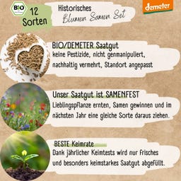 LOVEPLANTS Demeter Historisches Blumen Samen Set