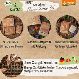 LOVEPLANTS Demeter Historisches Blumen Samen Set