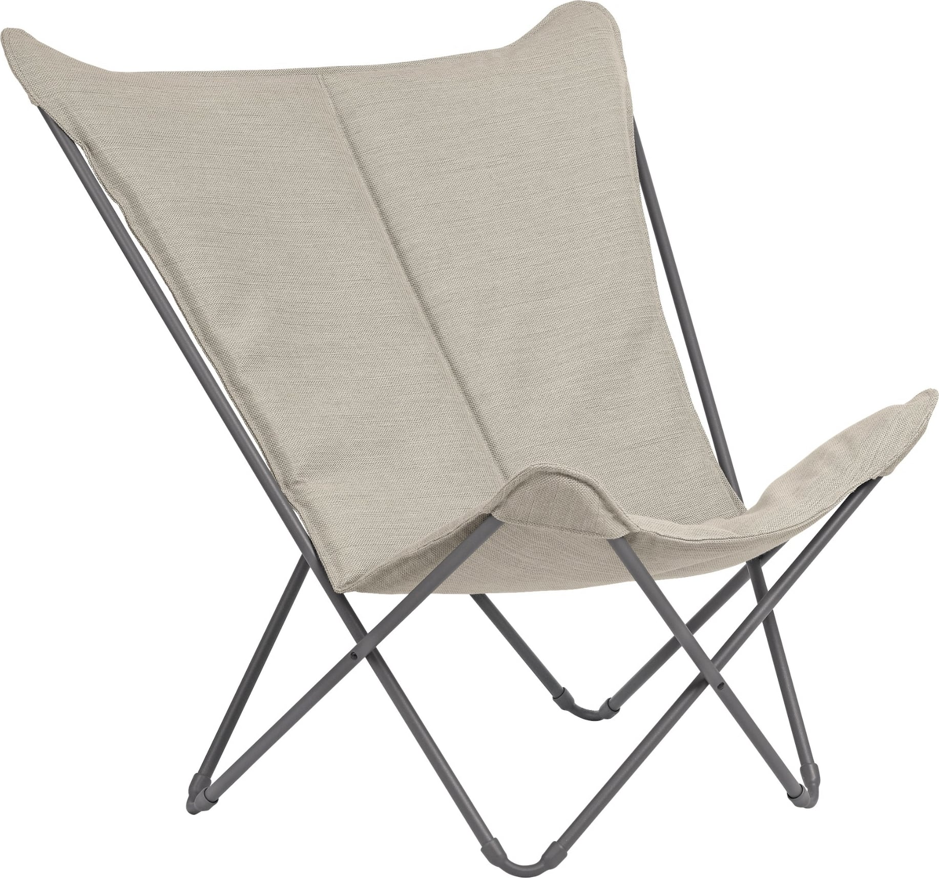 Lafuma SPHINX Lounge Chair, Titane - Latte
