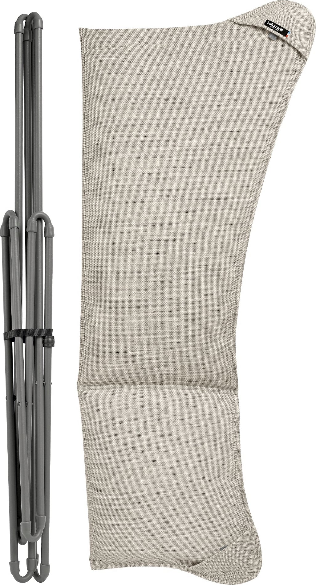 Lafuma SPHINX Lounge Chair, Titane - Latte