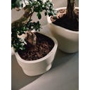 elho Pflanzgefäß mura 40 cm - leinenweiß