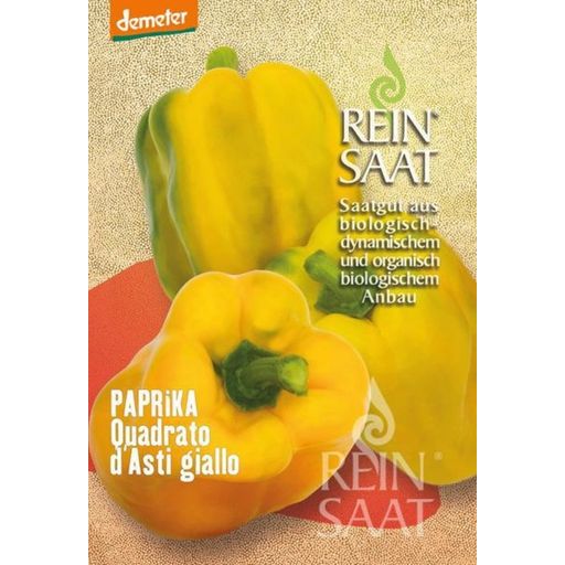 ReinSaat Paprika ''Quadrato d‘Asti giallo'' - 1 Pkg