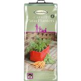 Haxnicks Carrot Patio Planter in 2pc Set