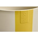 elho Topf blocks & stripes 15 cm - cremegelb
