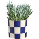 elho Kruka Blocks & Stripes 15 cm - kungsblå
